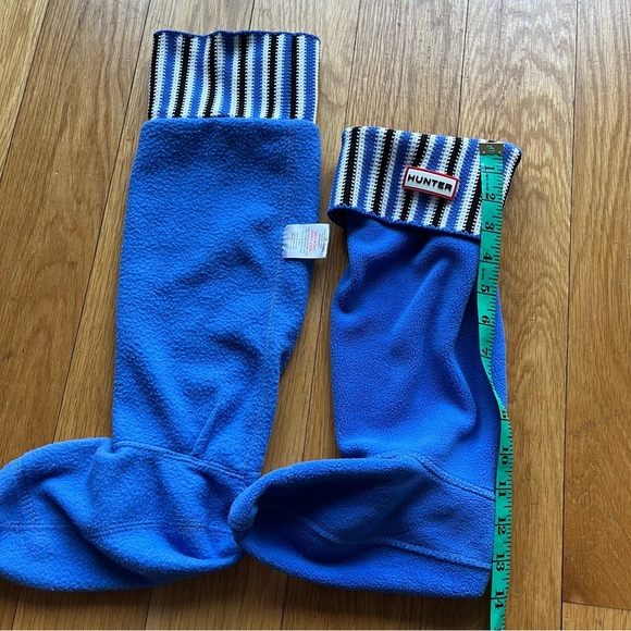 Hunter women medium boot socks fleece in blue - Picture 1 of 2